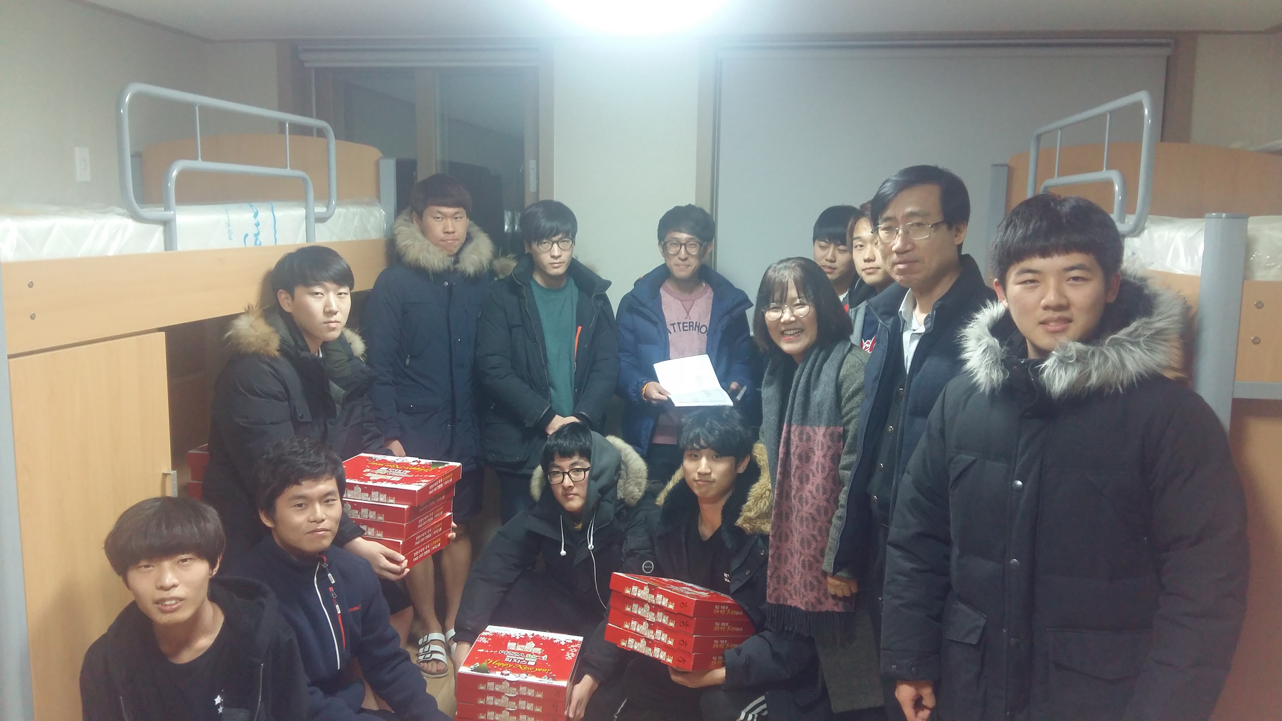 20161212 생활관 교수님 방문
