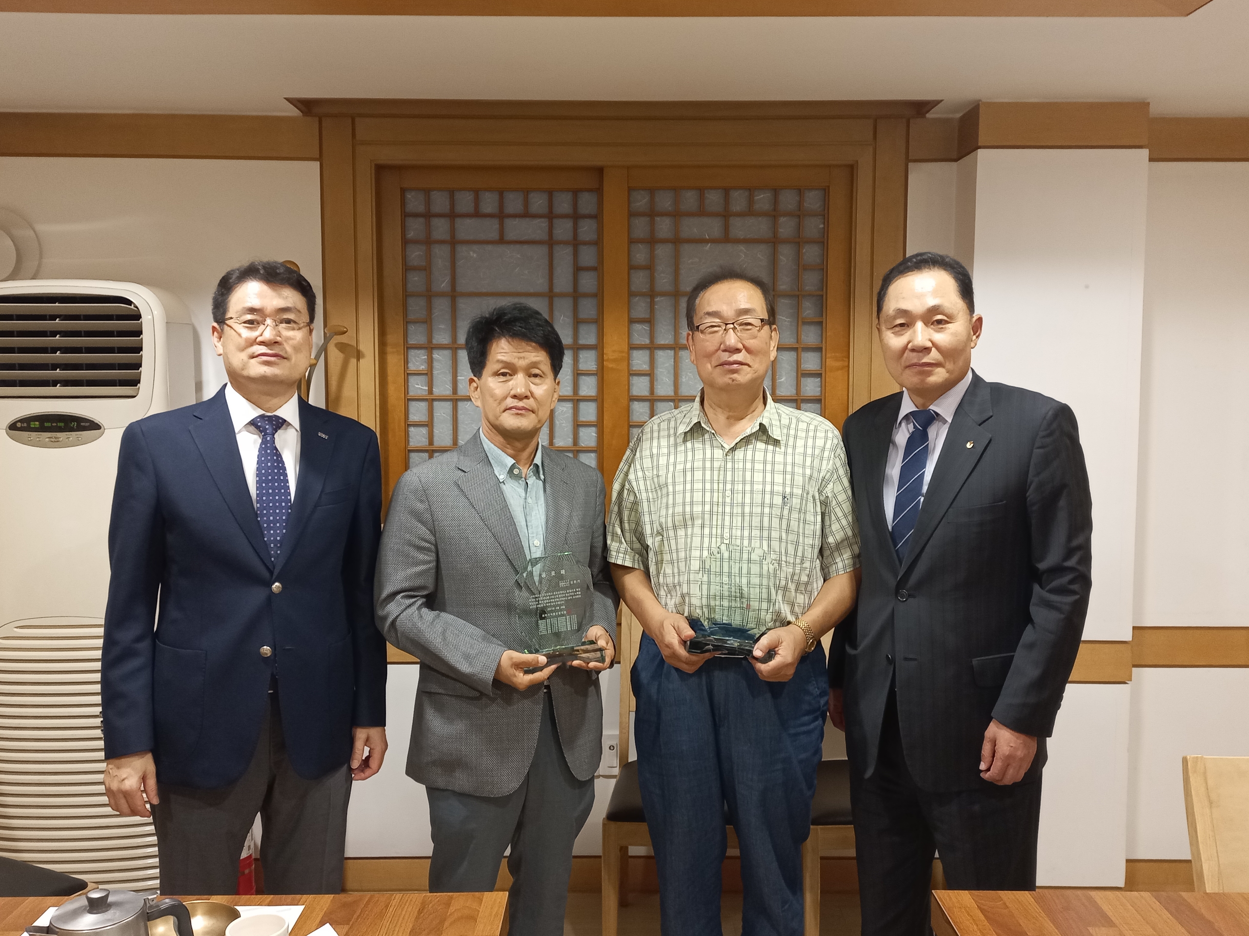 충북지역총장협의회 감사패 전달식(2021.9.2)