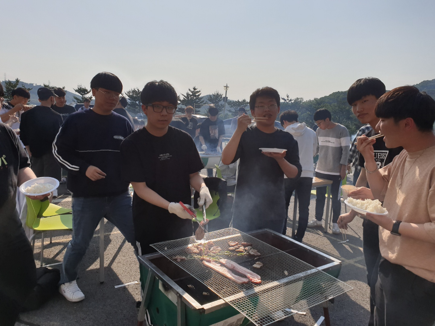 바베큐 종강 파티